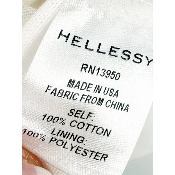 Hellessy Tollin Knot-Hem High-Low White button up Shirt - Picture 7 of 11